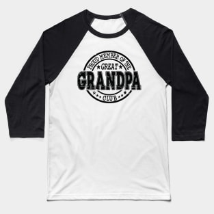 Proud Member of the Great Grandpa Club Baseball T-Shirt